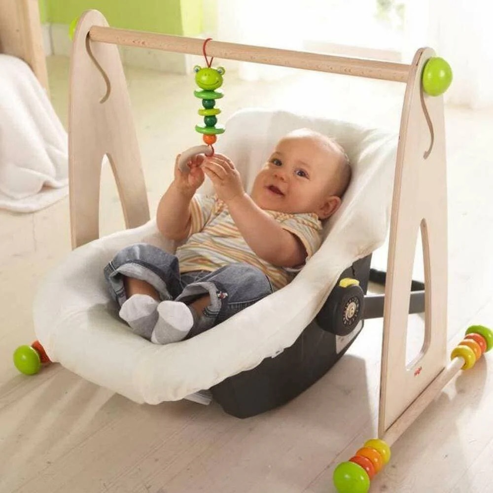 Wooden Baby Activity Gym with Hanging Toy